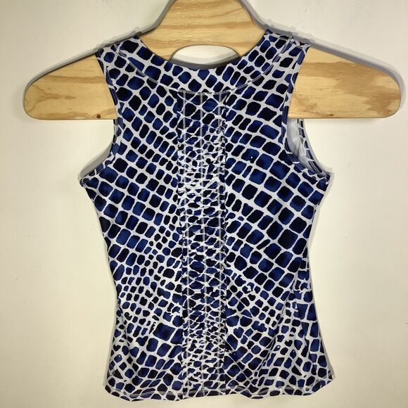 The Bubble Womens Lexi Tank Top Blue Size Medium‎ NWT - Picture 3 of 9